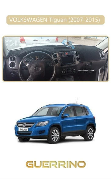 NEYA  VOLKSWAGEN Tiguan (2007-2015) ;TORPİDO KORUMA HALISI BEJ KENAR ürün görseli 1
