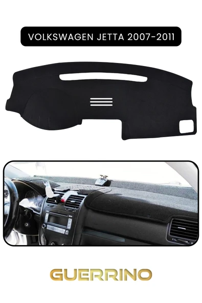 NEYA  VOLKSWAGEN Jetta (2007-2011)TORPİDO KORUMA HALISI SİYAH KENAR ürün görseli 1