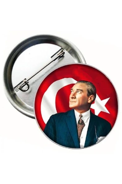 yıldızkurdelaankara ATATÜRK BUTON ROZET 20 ADET 58 MM ürün görseli 1