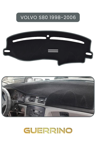 NEYA  VOLVO S80 (1998-2006)TORPİDO KORUMA HALISI GRİ KENAR ürün görseli 1