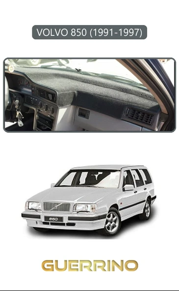 NEYA  VOLVO 850 (1991-1997)TORPİDO KORUMA HALISI GRİ KENAR ürün görseli 1