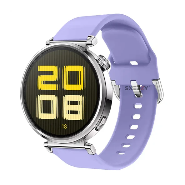 Huawei Watch GT5 41mm İle Uyumlu Yumuşak PureLux Soft Tokalı Silikon Kordon  Lavanta ürün görseli 1