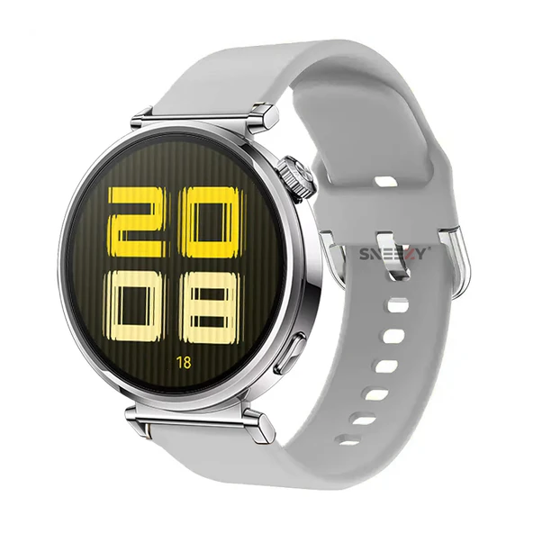 Huawei Watch GT5 41mm İle Uyumlu Yumuşak PureLux Soft Tokalı Silikon Kordon  Gri ürün görseli 1