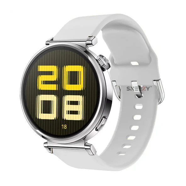 Huawei Watch GT5 41mm İle Uyumlu Yumuşak PureLux Soft Tokalı Silikon Kordon  Beyaz ürün görseli 1