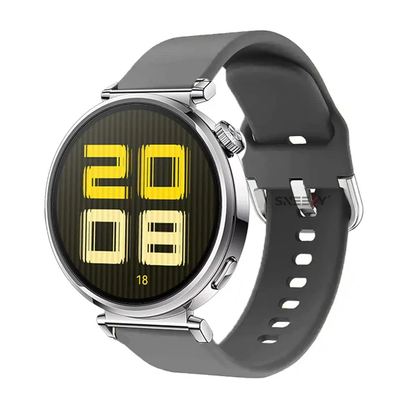 Huawei Watch GT5 41mm İle Uyumlu Yumuşak PureLux Soft Tokalı Silikon Kordon  Koyu Gri ürün görseli 1