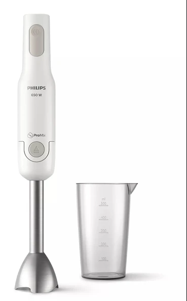 Philips HR2534/00 Blender, 650W, Paslanmaz Çelik Karıştırma Çubuğu, Beyaz ürün görseli 1