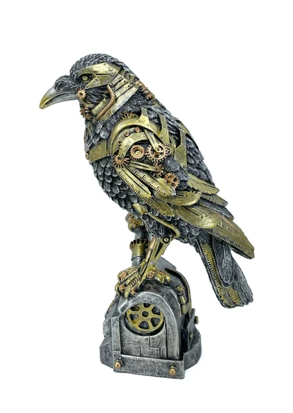 Steampunk Karga Biblo Heykel ürün görseli 1