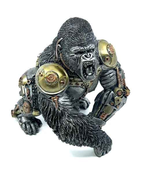 Steampunk Goril King Kong Biblo 25 Cm - Resim 6