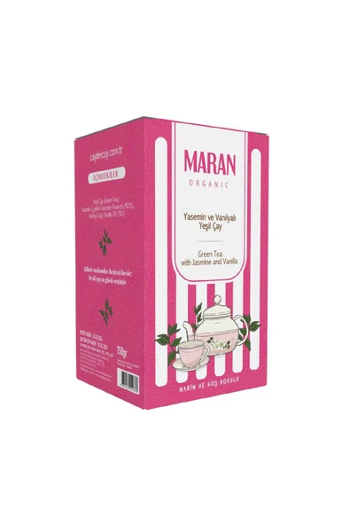 MARAN Yasemin ve Vanilyalı Yeşil Çay 150 Gr ürün görseli 1