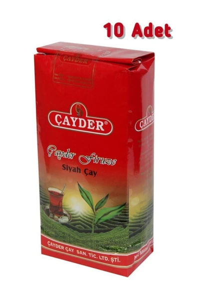 ÇAYDER Firuze Ilk Hasat Çayı Siyah Dökme Çay 1 Kg (10 Adet) ürün görseli 1