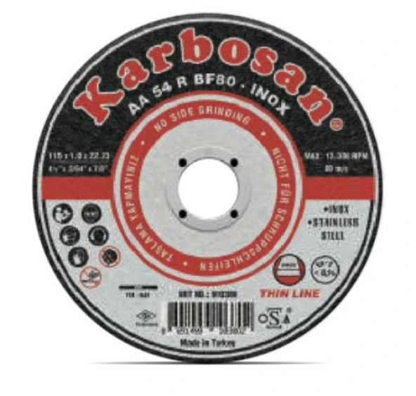 Karbosan İnox Thinline Kesici 115X1.0X22 910380 ürün görseli 1