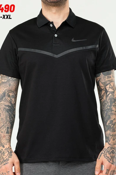 Nike EF-4490 Erkek Pamuk Cotton Polo Yaka T-Shirt ürün görseli 1