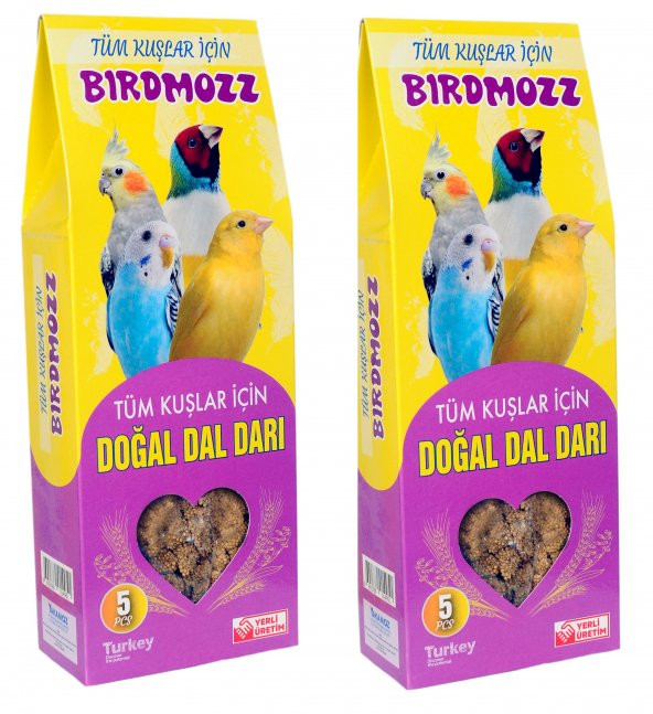 BirdMozz Doğal Dal Darı 5li Paket 2 Adet ürün görseli 1