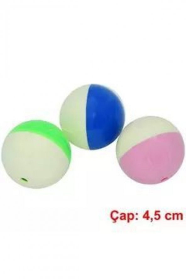 Sesli Plastik Kedi Oyuncağı Top 4.5 Cm 1 Adet ürün görseli 1
