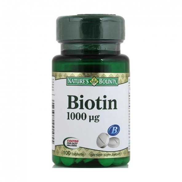 Biotin 1000 Mg 100 Tablet ürün görseli 1