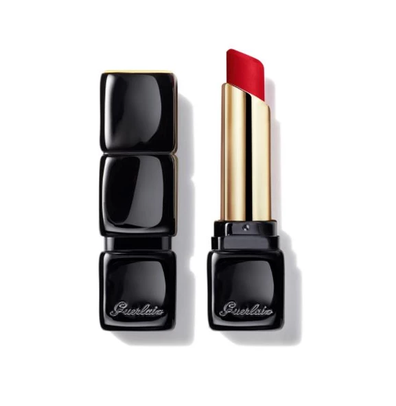 Guerlain Kiss Kiss Mat Ruj - 910 Wanted Red ürün görseli 1