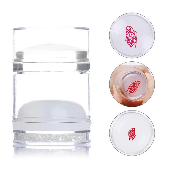 Çift Silikonlu Stamping Baskı ve French Uygulama Mühürü 009 ürün görseli 1