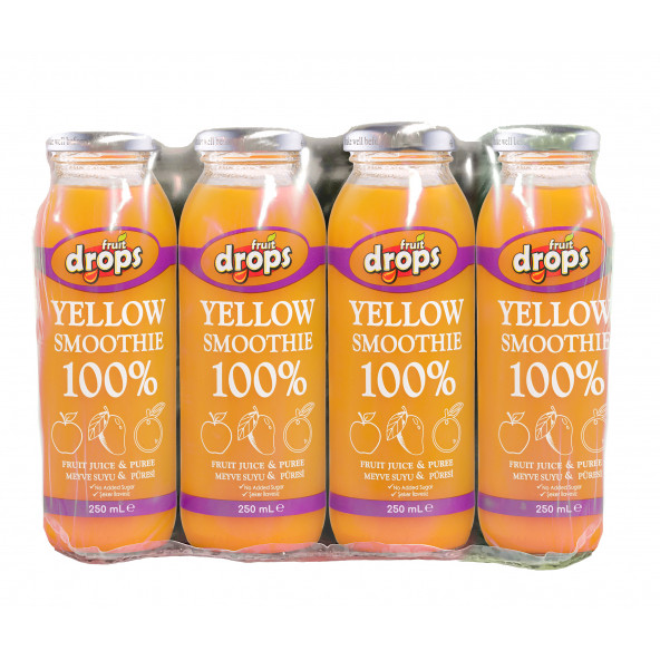 100 Yellow Smoothie, 12 Adet,250 Ml ürün görseli 1