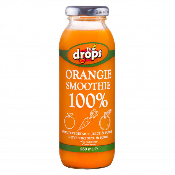 100 Orangie Smoothie, 250 ml, Adet ürün görseli 1