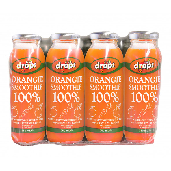 100 Orangie Smoothie, 12 Adet,250 ml ürün görseli 1