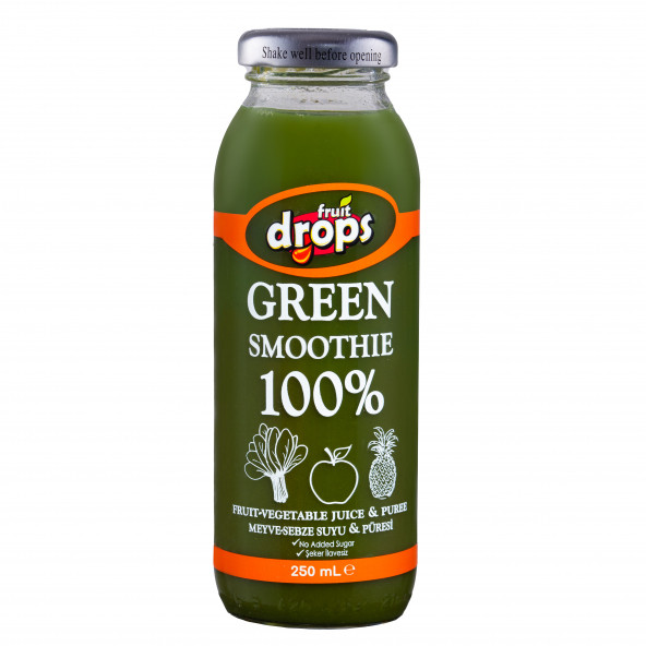 100 Green Smoothie, 250 ml, Adet ürün görseli 1
