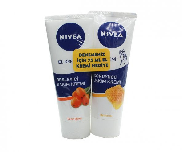 NIVEA Besleyici Bakım Kremi 75 ml+ Koruyucu Bakım Kremi 75 ml ürün görseli 1