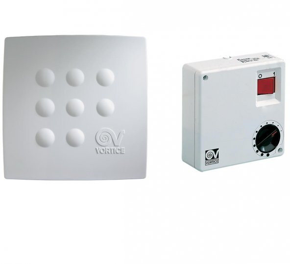 Vortice Vort Quadro I Super I C 1.5 Hız Anahtarı Tasarruflu Havalandırma Fanı Anahtar Yüksek Basınçlı AGMair Agm Havalandırma Fanları ürün görseli 1