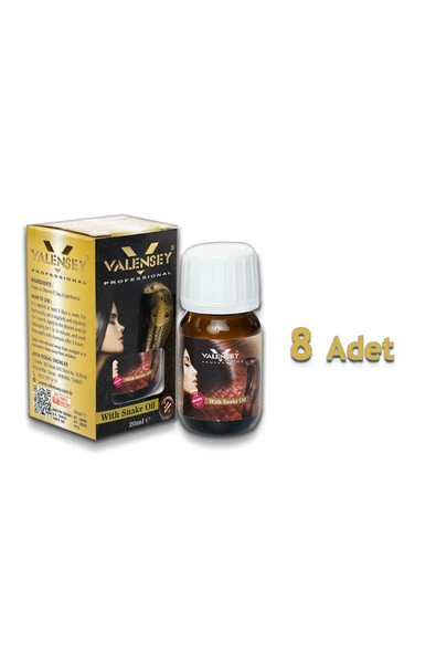 Valensey E Vitaminli Yılan Yağı Saç Bakım Yağı 20 ml X 8 Adet ürün görseli 1
