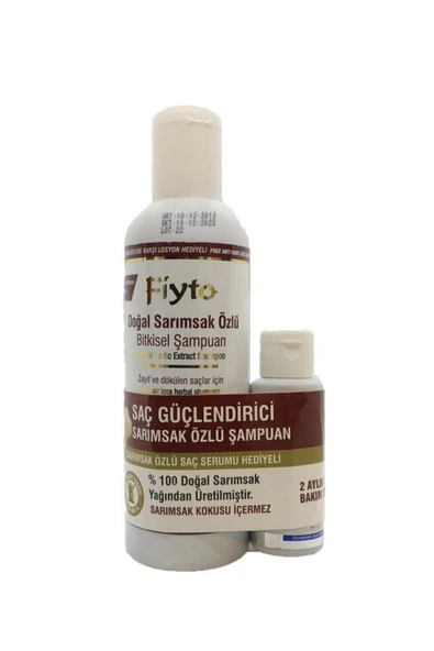Fiyto Sarımsak Özlü Dökülme Karşıtı Şampuan 500 Ml Serum Hediyeli 8697400690591 ürün görseli 1