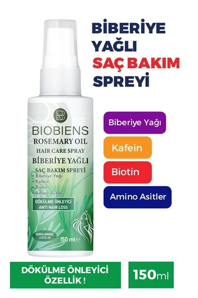 Biobiens Biberiye Yağlı Saç Bakım Spreyi 150 ml ürün görseli 1