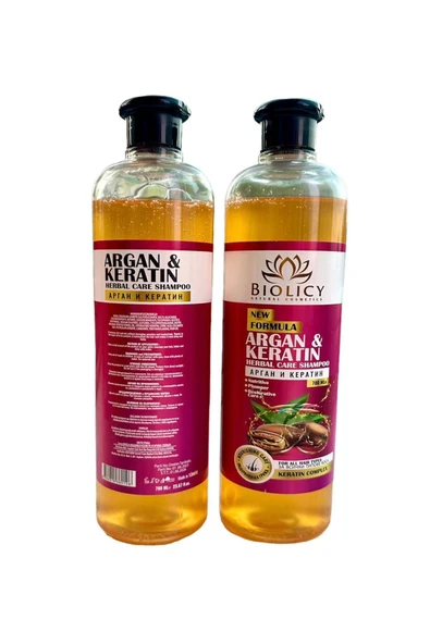 bıolıcy Argan & Keratin Şampuanı 700 ML 1+1 ürün görseli 1