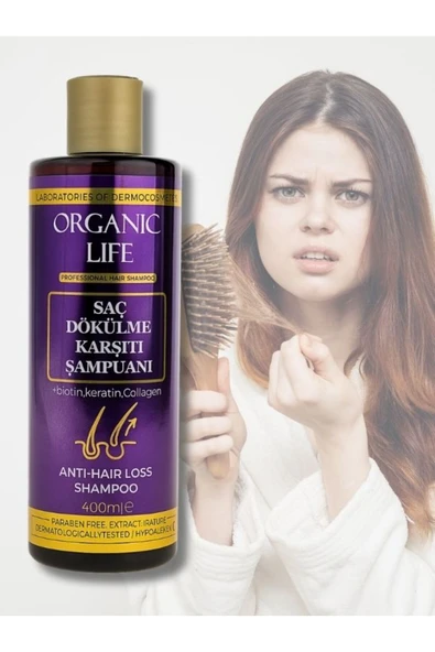 organic life Saç Dökülme Karşıtı Şampuan 400 ML ürün görseli 1