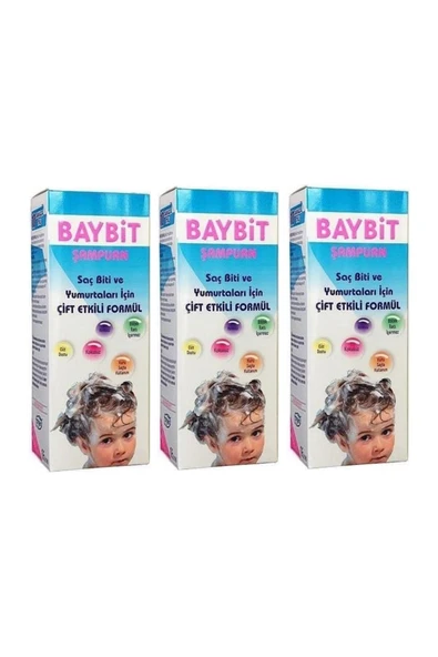 BAYBİT 3 Adet Saç Biti Ve Yumurtaları Için Şampuan 100ml ürün görseli 1