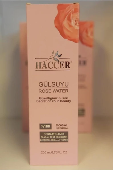 Haccer Gül Suyu Doğal Tonic 200 Ml ürün görseli 1
