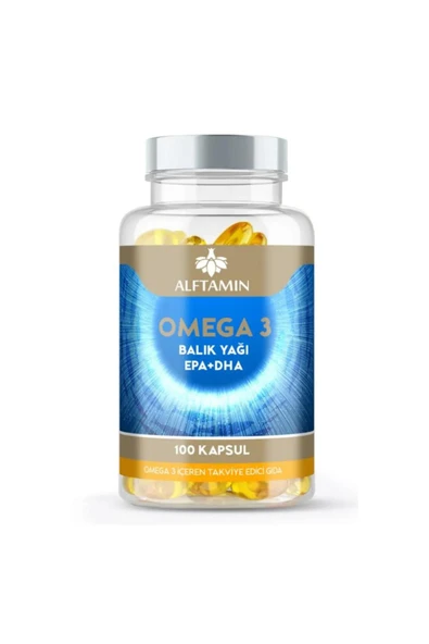 ALFTAMİN Omega 3 EPA+DHA 100 Softjel Kapsül ürün görseli 1