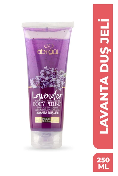 Ab-ı Gül Lavanta Body Peeling Doğal Kayısı Çekirdeği Tanecikleri 250 Ml ürün görseli 1