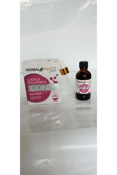 Herbal Palace İyot damlası %5 Pharma İyot Lugol's Solution ürün görseli 1