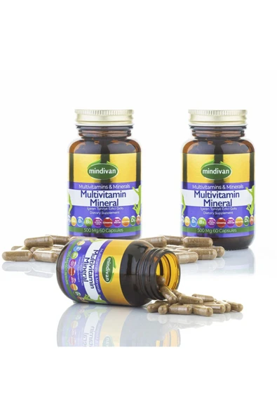 Mindivan Multivitamin Mineral Kapsül X3 Adet ürün görseli 1