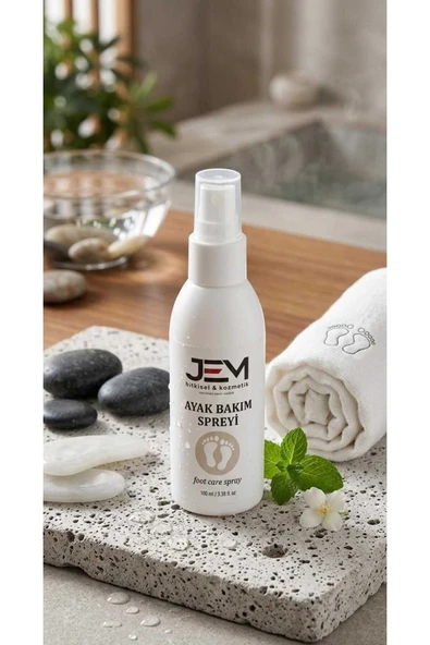 Jem Kozmetik Bitkisel Ayak Bakım Spreyi Foot Care Spray 100 ML ürün görseli 1