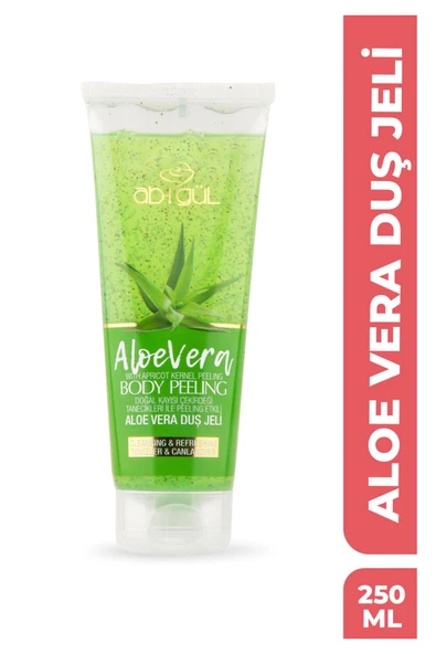 Ab-ı Gül Aleo Vera Body Peeling Doğal Kayısı Çekirdeği Tanecikleri 250 Ml ürün görseli 1