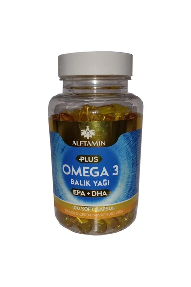 ALFTAMİN Omega 3 EPA+DHA 100 Softjel Kapsül - Resim 2
