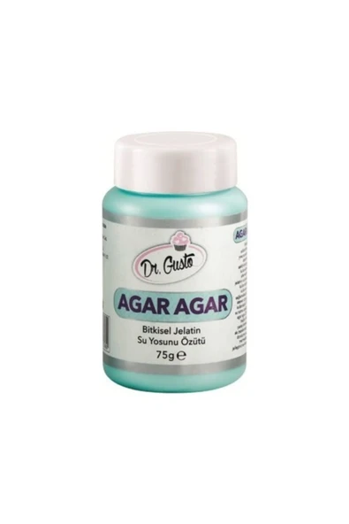 Dr. Gusto Agar Agar Bitkisel Jelatin 75 Gr ürün görseli 1