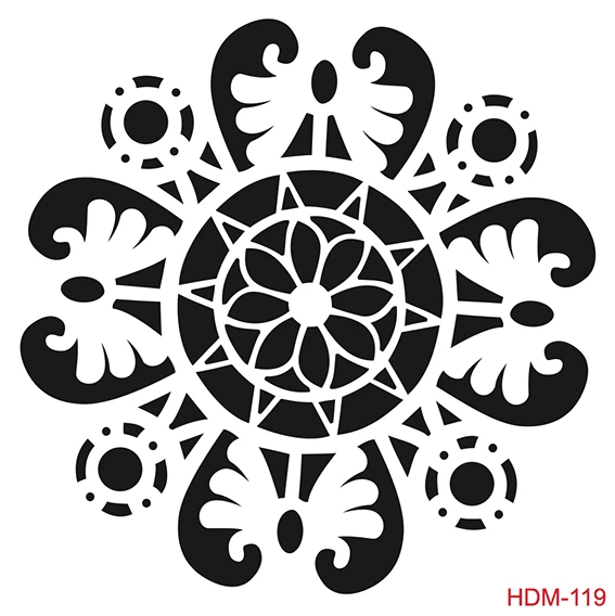 HDM119 Home Dekor Midi Stencil (25X25) ürün görseli 1