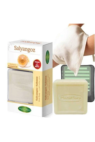 Phytoflora Salyangoz Özlü Sabun 125 Gr (kese Ve Sabunluk Hediyeli) ürün görseli 1