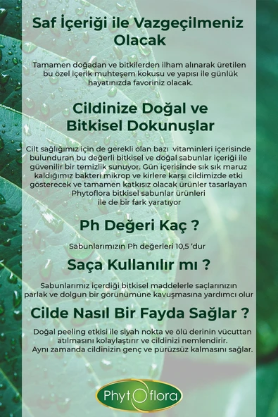 Phytoflora Deniz Tuzlu Sabun - Resim 6