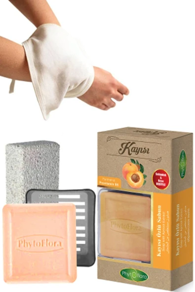 Phytoflora Kayısı Sabunu Ve Banyo Kesesi, Katı Sabunluk ürün görseli 1