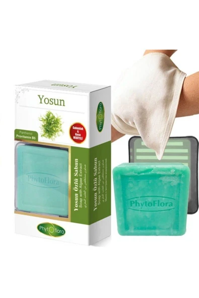 Phytoflora Yosun Özlü Sabun 125 gr Kese Ve Sabunluk ürün görseli 1