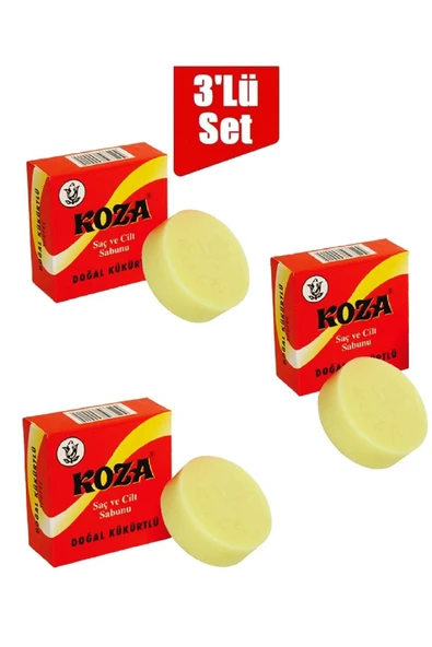 Koza Doğal Kükürtlü Saç Ve Cilt Sabunu ürün görseli 1