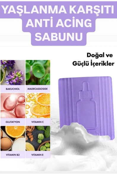 aleyna baharat Kojik Asit Sabunu Anti Aging Yaşlanma Sabunu ürün görseli 1
