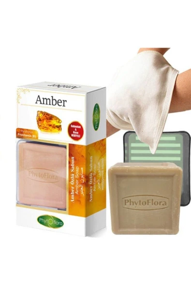 Phytoflora Amber Özlü Sabun 125g (kese Ve Sabunluk  ) ürün görseli 1